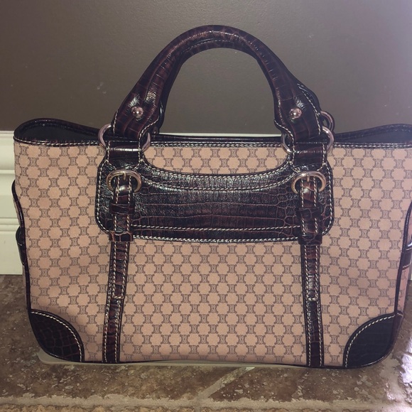 Authentic Celine exotic skin handbag w dust cover - Picture 4 of 9